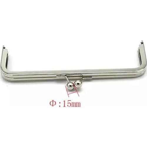 Wholesale DIY Bag Handle Accessories 8" x 3" Purse Frame with Large Ball Clasp