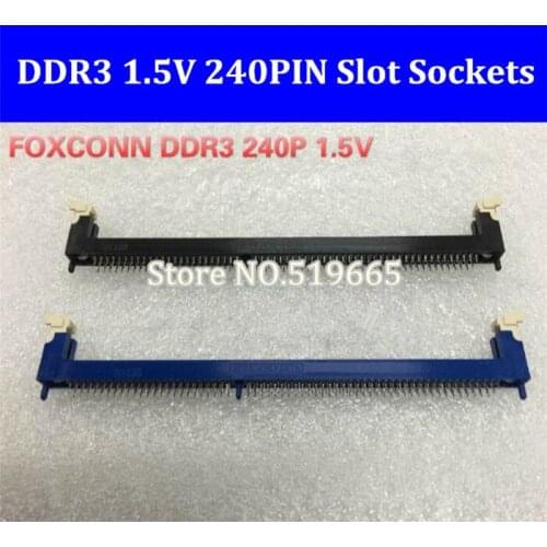 Wholesale Foxconn DDR3 1.5V Connectors Desktop Memory Slot Sockets 240PIN Nodel