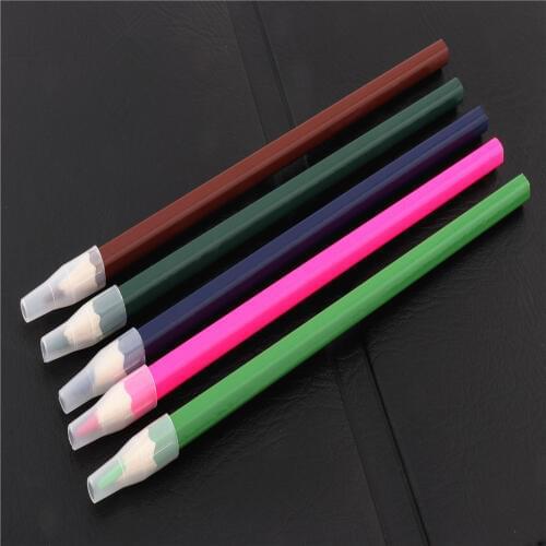10pcs Transparent white Pencil Cap Pen Cover Student School Office Stationery Supplies