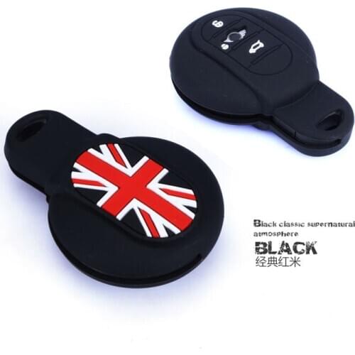 3 Buttons FOB Silicone Key Cover Remote Case fit For Mini Cooper Poadster Coupe Countryman Paceman R55 R56 F55 F56
