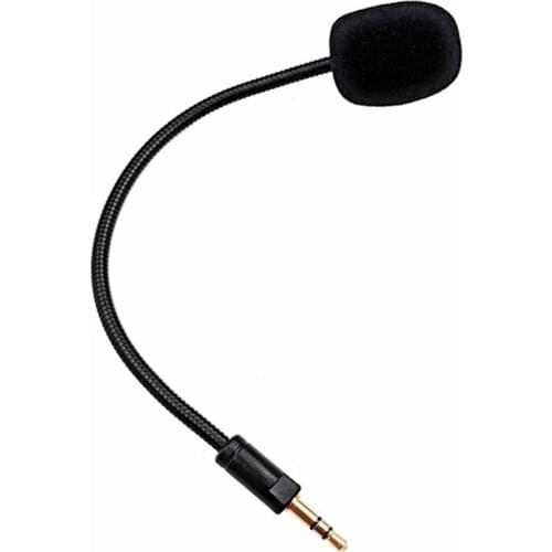Ruitroliker Replacement Game Mic Boom 3.5mm Microphone Headphones Mic for Razer Electra V2 Gaming Headsets