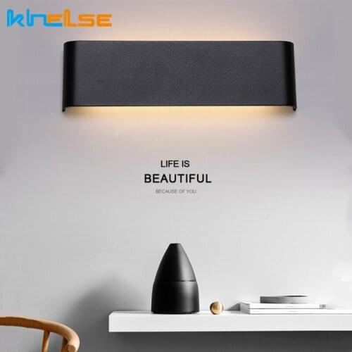 Minimalist LED Wall Lamp 6W 20W 24W 36W Indoor Bathroom Mirror Lamp Living Room Lamp Bedroom Bedside Stair Wall Sconce Lighting
