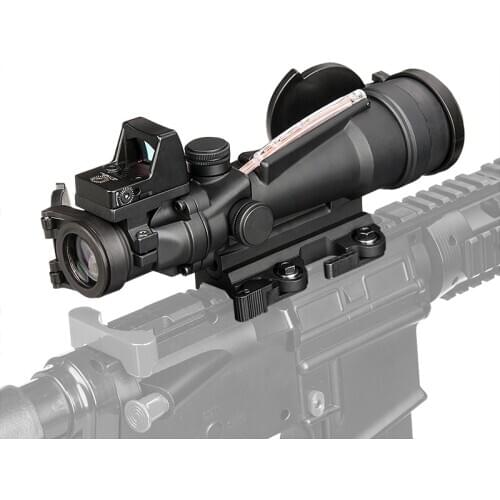 Canis Latrans Tactical 3.5x Magnification 35mm Objective Size Machine Optic Riflescope For Outdoor Hunting HS1-0406