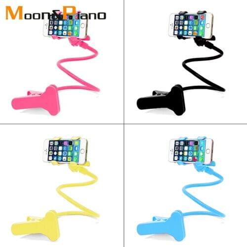 Universal Lazy Bracket Mobile Phone Holder Long Arm Adjustable Stand Bed Desk Table Clip Bracket for Phone Flexible Holder
