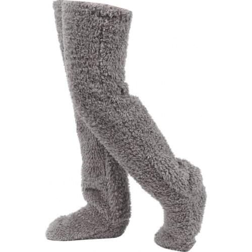 Women Winter Loose Thick Warm Soft Long Socks Thigh High Stockings Homewear