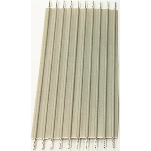 10pcs 2.54mm spacing Hard grey ribbon cable 10P*50mm 0.1 Square Flat Cable Machine welding line 5CM connecting line Flat Wire