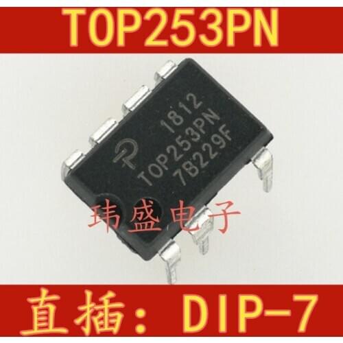 10pcs TOP253PN TOP253 DIP-7