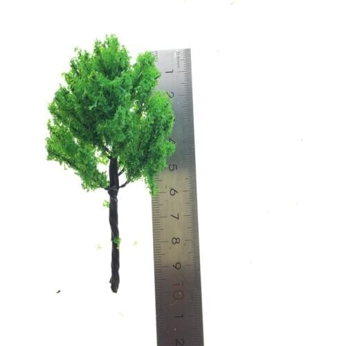 25pcs/lot HO Z 1/100 Scale Wire Model Tree For Railroad Build Park Street Layout