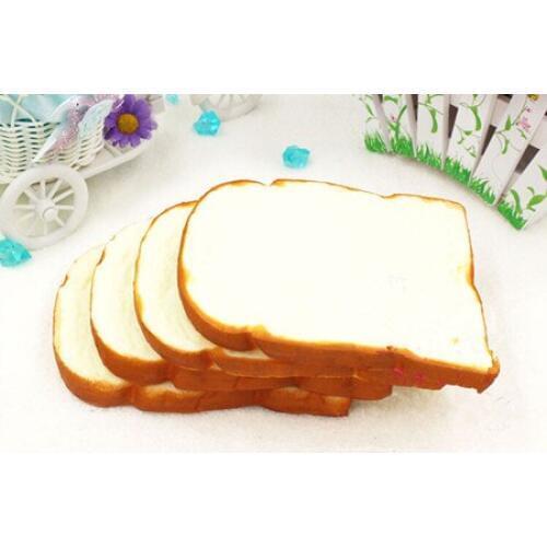 4pcs artificial toast bread toy,sweet gift,Christmas birthday party decorations wedding early education