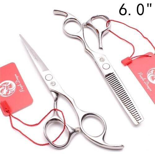 6" JP Stainless Straight Scissors Thinninng Shears Dog Grooming Kit Animal Scissors Professional Pet Scissors Cat Supplies Z1006