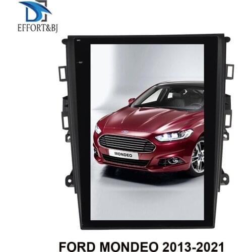 12.1 inch Tesla style Screen Android 9.0 Car GPS Navigation For FORD MONDEO 2013-2021 AUTO/Manual A/C Car radio player head unit