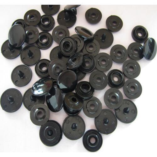 Free shipping 20 sets T3(10.7mm) KAM B5 snap button for sewing baby color plastic fastener snap button black color