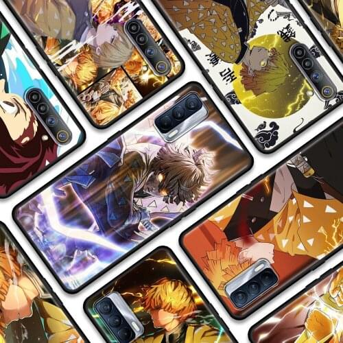 Shell For Oppo Realme 8 Pro Case Realme GT XT X3 X2 Q3 5 6 6i 7 Pro C15 C21 Soft Cover Kimetsu No Yaiba