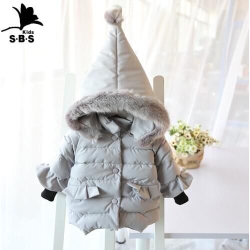 Childrens Clothing Girls Cotton Pointed Hat Clothes Infants Thick Warm Down Christmas Hats Cotton Coat Baby Girls Clothes