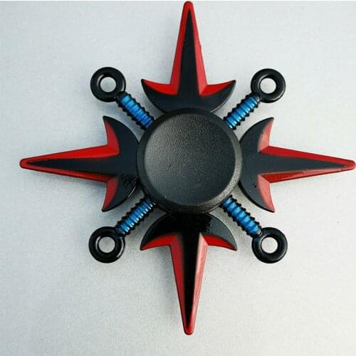 Darts Shuriken Fidget Spinner Ninja Metal Hand Spinner Zinc Alloy Autism Toys Stress Reliever Toys for Children Adult Xmas Gifts
