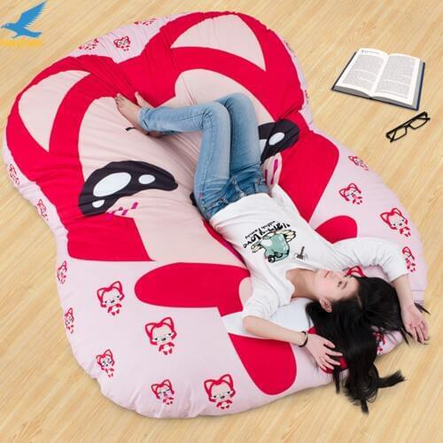 Fancytrader 2015 New Giant Fox Cartoon Bed Sofa Mattress Best Gift Different Size FT91000