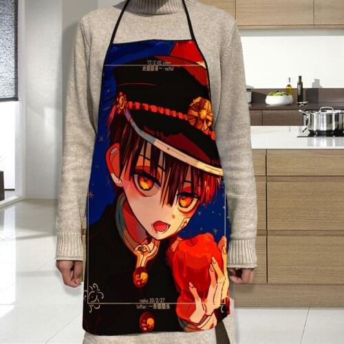 Hanako Kun Apron Oxford Cloth Waterproof Men/Women Kitchen Apron Household Cleaning For Home And Kitchen Accessories