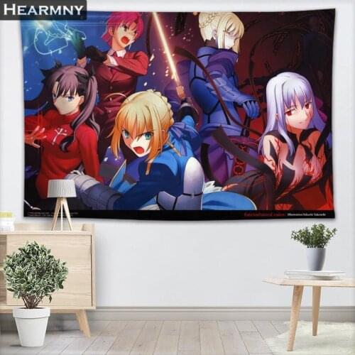 HEARMNY FateStay Night Tapestry Wall Hanging Decor Tapestry Show Piece For Home Decoration Camping Tent Travel Sleeping Pad