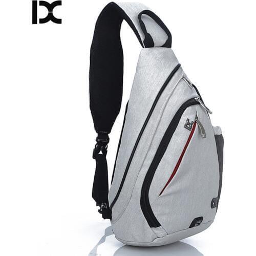 IX Brand Chest Bag Shoulder Backpack Nylon Zipper Womens Messenger Bags Mens School Bag Shoulder Bags Sling 19inch XA260WA