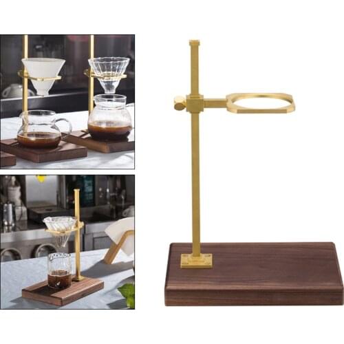Pour Over Coffee Dripper with Wood Base Stanf for Coffee Connoisseurs, Coffee Lovers for Best Coffee Experience