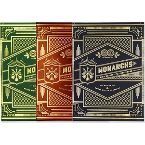 Green/Red/Blue Monarch Cards High Quality Playing Cards New Poker Cards for Magician Collection Card Game