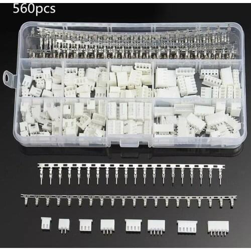 XH2.54 Jst Terminal Kit Electrical Connector Socket Header Wire Adaptor Male Female Connector Electrical Wire Terminal