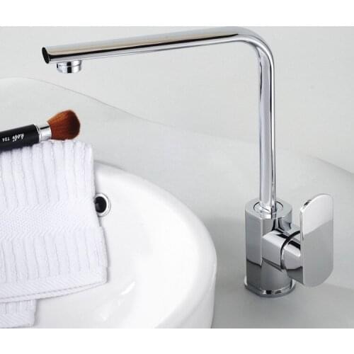 Kitchen basin single handle chrome brass sink mixer faucet basin faucets accessories