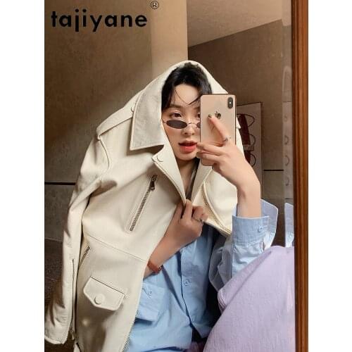 Autumn Womens 2021 Clothing Woman Genuine Leather Jackets Spring Woman Real Sheepskin Coats Mujer Chaqueta TN340