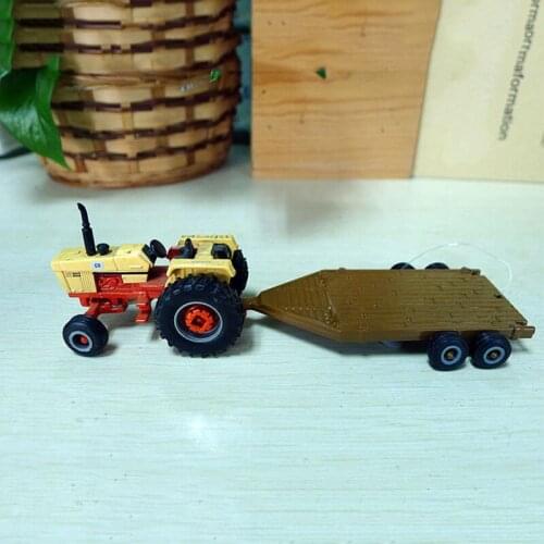 Diecast 1/64 American ERTL Metal Tractor Trailer Truck Trailer Car Model Sand Table Scene Toy Static Display Adult Collection