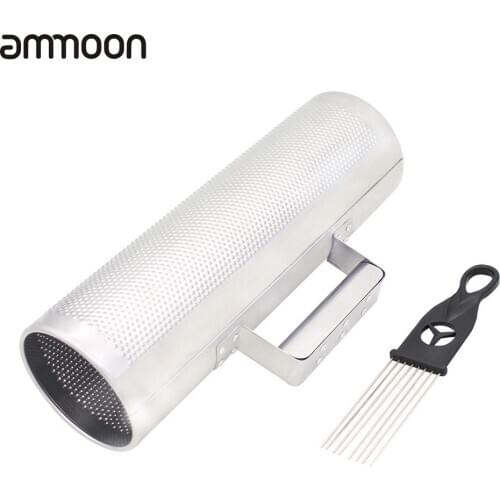 Stainless Steel Guiro 12" * 4" Percussion Instrument Parts & Accessories Musical Training Tool with Scraper