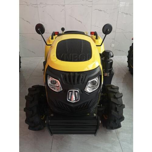 New Warmhouse Tractor Hydraulic Farm Tractor 4WD 50HP Agriculture Machinery Greenhouse Garden Tractor SYNBON