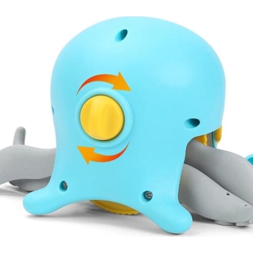 P31C Bite-Free Bath Toy Octopus Toy Bathtub Clockwork Toy Interactive Baby Water Toy