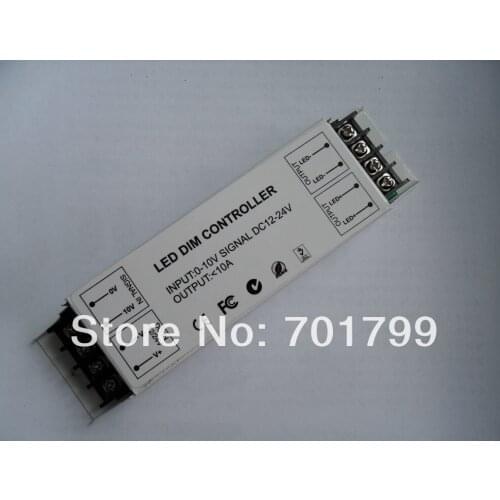 0-10V LED decoder;DC12-24V input;10A*1CH output;0-10V signal input