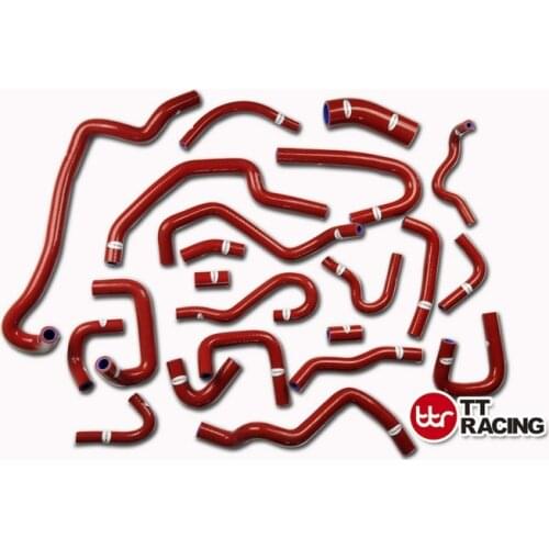 TT1601CRE - Silicone Radiator Heater Hose Kit For Nissan Silvia 180SX 200SX S13 CA18DET