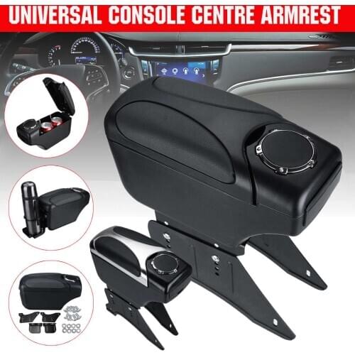 Universal Car Styling Armrest Box Interior Center Console Storage Box For Camper Van Truck Auto Content Compartment