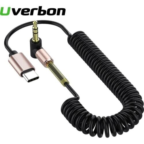 USB C to 3.5mm Earphone Converter Adapter Type C 3.5 Jack AUX Audio Cable For Car USB-C Smart Phone Speaker Type-C Audio Cable