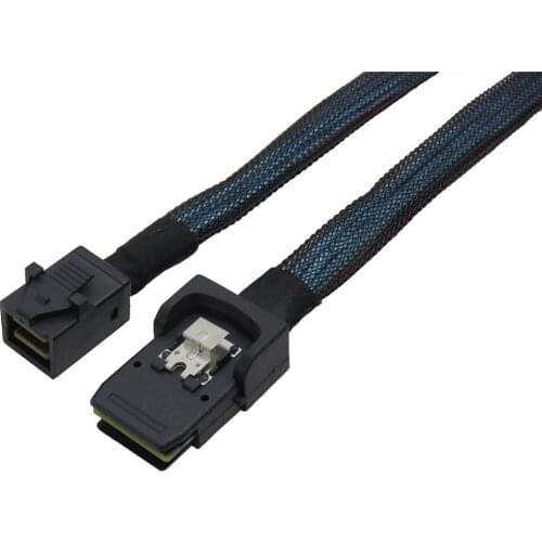 CableDeconn Internal Mini SAS SFF-8087 to Mini Sas High Density HD SFF-8643 Data Cable 50CM-100CM