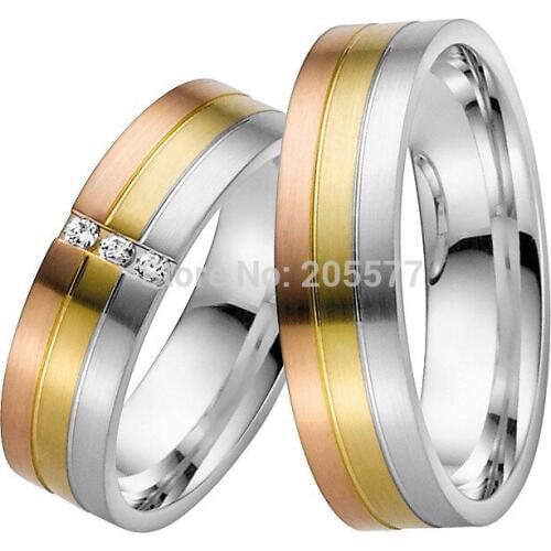 High end custom size His and Hers Matching Promise Rings jewelry couple rings sets for couples 2015