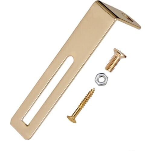 2Pcs Gold Electric Guitar Pickguard Mounting Support Bracket and screws guitar accessories