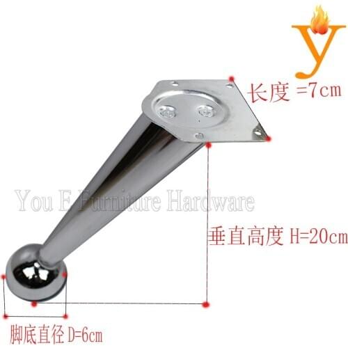 4 pcs 200MM metal furniture Caster and /sofa/tea table leg F001