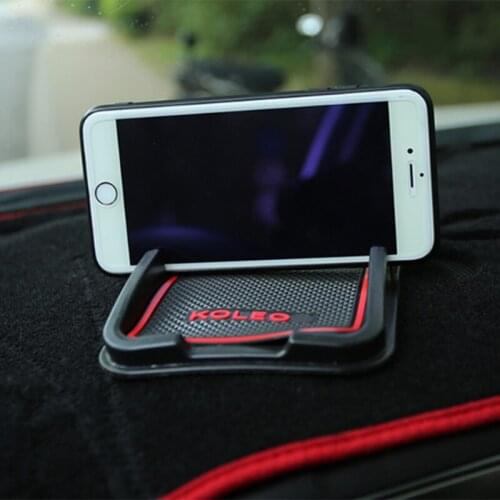 Car Phone Holder anti-slip Mat for Renault Koleos for Samsung QM6 LHD 2017 2018 2019