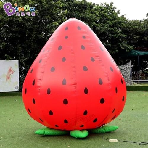 Free Shipping Fruit Theme Inflatable Strawberry Model Balloons For Outdoor Yard Decoration - BG-Z0056