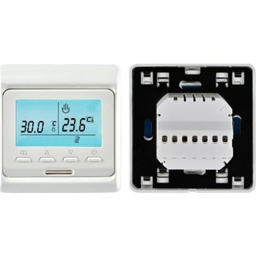 AC 230V 16A/3A LCD Digital Electric/Water Heating Temperature Controller