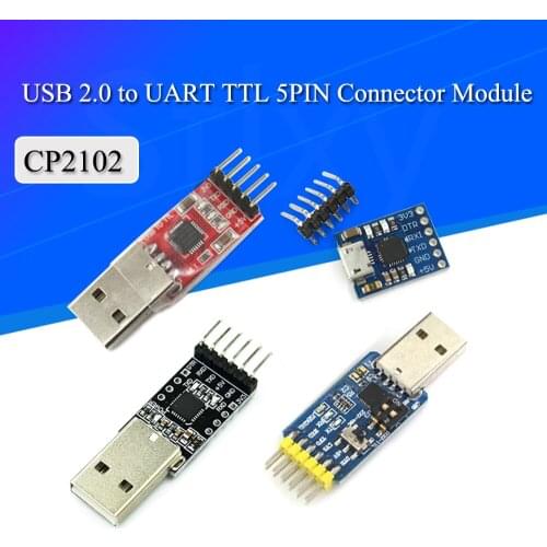 CP2102 USB 2.0 to UART TTL 5PIN Connector Module Serial Converter STC Replace FT232 CH340 PL2303