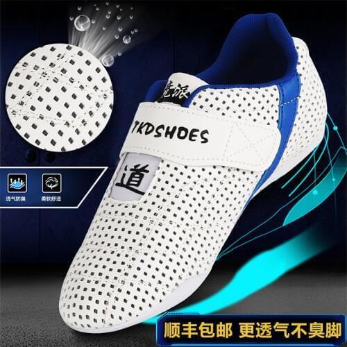 Child adult taekwondo shoes breathable wear-resistant taekwondo shoes Eur 27-45 sport shoes train shoes