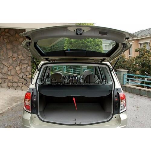For Subaru Forester 2008 2009 2010 2011 2012 Car Rear Trunk Security Shield Cargo Cover High Qualit Black Auto Accessories