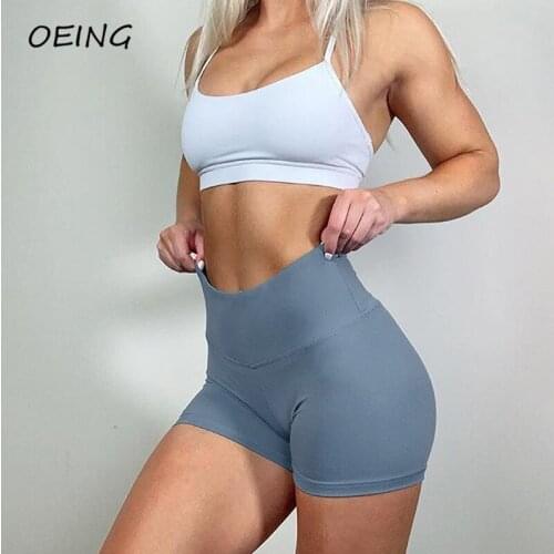 2021 Summer Yoga Biker Shorts Gym Clothing High Waist Womens Leggings Track Shorts Jogging Pants