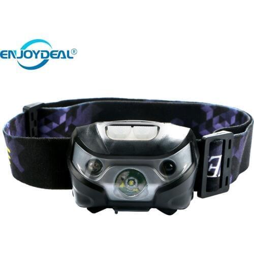 3000LM Mini Rechargeable LED HeadLamp IR Sensor LED Bicycle Head Light Lamp Waterproof Outdoor Camping Flashlight With USB