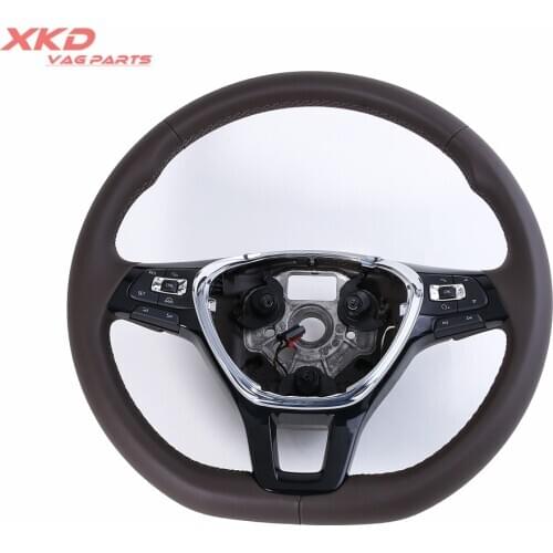 Brown Multifunction Steering Wheel Fit For Passat NMS New Tiguan J-etta 5NG 419 091 C LJQ, 6C0 419 091 , 5G0 419 091