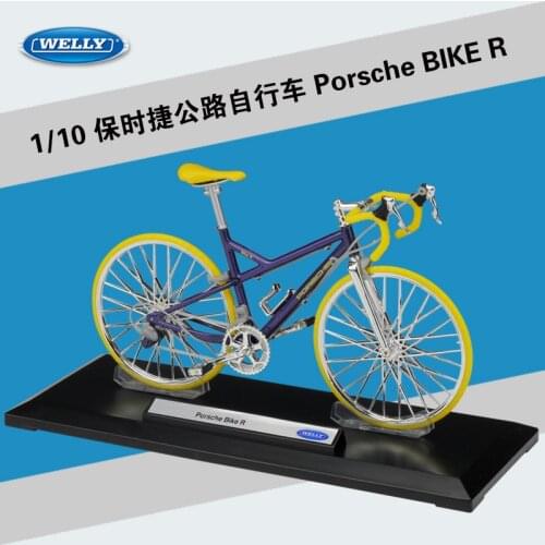 WELLY 1:10 Porsche Audi BMW bike mountain bike road bike simulation alloy bicycle model